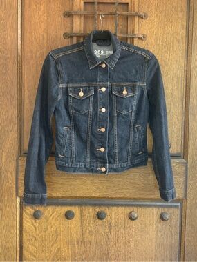 GAP Dark Blue Denim Jean Jacket Size XS